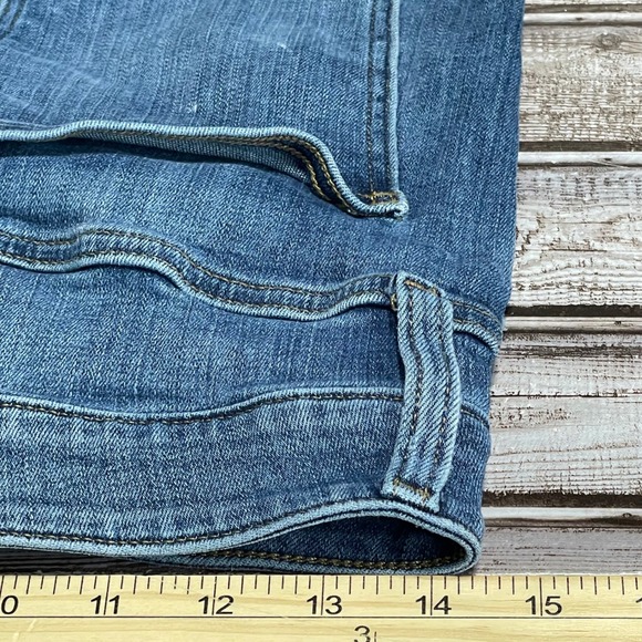 Madewell High Rise Skinny Jeans Button Fly Denim Blue Womens‎ Size 28P - Picture 6 of 8